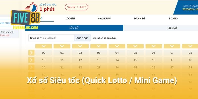Xổ số Siêu tốc (Quick Lotto / Mini Game)